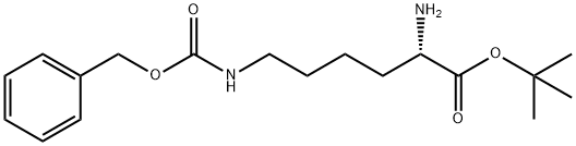 (S)-2-氨基-6-((苄氧基)羰基)氨基)己酸叔丁酯 结构式