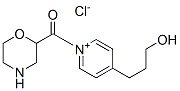 4-(3-hydroxypropyl)-1-(morpholinecarbonyl)pyridinium chloride 结构式