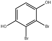 2,3-Dibromo-1,4-benzenediol 结构式