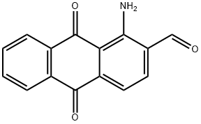 1-amino-9,10-dioxo-9,10-dihydroanthracene-2-carbaldehyde 结构式