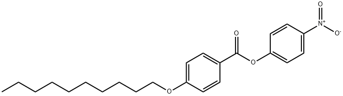 P-NITROPHENYL P-DECYLOXYBENZOATE 结构式