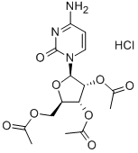 (2R,3R,4R,5R)-2-(Acetoxymethyl)-5-(4-amino-2-oxopyrimidin-1(2H)-yl)tetrahydrofuran-3,4-diyldiacetatehydrochloride