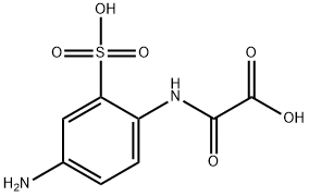 [(4-amino-2-sulphophenyl)amino]oxoacetic acid  结构式