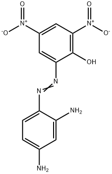 2-[(2,4-diaminophenyl)azo]-4,6-dinitrophenol  结构式