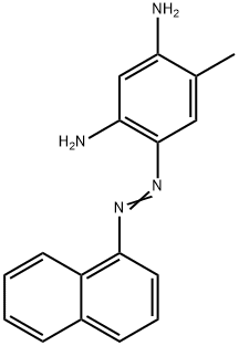 4-methyl-6-(naphthylazo)benzene-1,3-diamine  结构式
