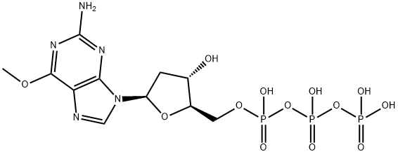 O(6)-methyldeoxyguanosine triphosphate 结构式