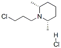 cis-1-(3-chloropropyl)-2,6-dimethyl-piperidin hydrochloride 结构式