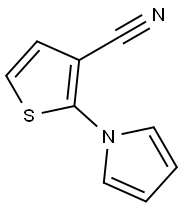 2-(1H-吡咯-1-基)噻吩-3-腈 结构式