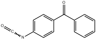 4-异氰酸基二苯甲酮 结构式