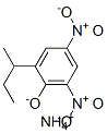 ammonium 2-sec-butyl-4,6-dinitrophenolate 结构式