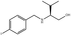 (S)-2-(4-IODOBENZYLAMINO)-3-METHYLBUTAN-1-OL 结构式