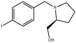 ((S)-1-(4-IODOBENZYL)PYRROLIDIN-2-YL)METHANOL 结构式