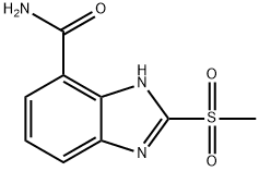 1H-Benzimidazole-4-carboxamide,2-(methylsulfonyl)- 结构式