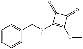 3-Cyclobutene-1,2-dione, 3-methoxy-4-[(phenylmethyl)amino]- (9CI) 结构式