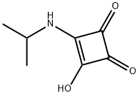 3-Cyclobutene-1,2-dione, 3-hydroxy-4-[(1-methylethyl)amino]- (9CI) 结构式