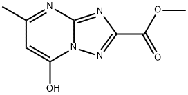methyl 7-hydroxy-5-methyl-1,2,4-triazolo[1,5-a]pyrimidine-2-carboxylate  结构式