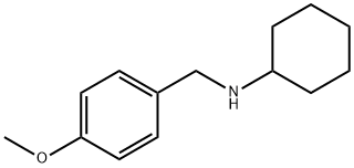 N-(4-甲氧基苄基)环己基胺 结构式