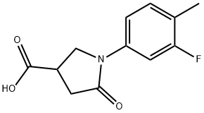 1-(3-Fluoro-4-methylphenyl)-5-oxopyrrolidine-3-carboxylicacid