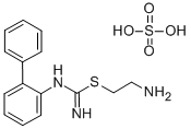 o-Biphenyl-2-(2-aminoethyl)-isothiouronium sulfate 结构式