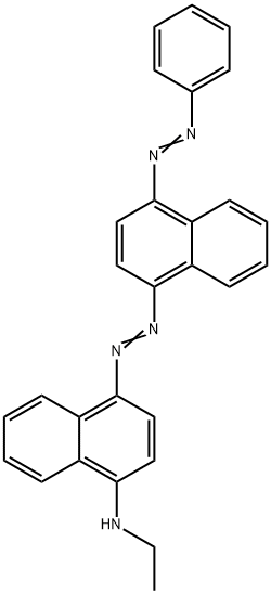 N-Ethyl-4-[[4-(phenylazo)-1-naphtyl]azo]-1-naphthalenamine 结构式