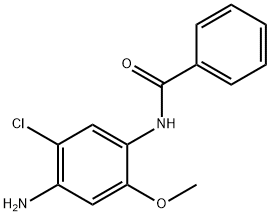 N-(4-氨基-5-氯-2-甲氧基苯基)苯甲酰胺 结构式