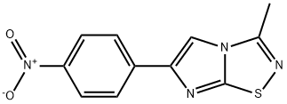 3-Methyl-6-(4-nitro-phenyl)-imidazo[1,2-d][1,2,4]thiadiazole
 结构式