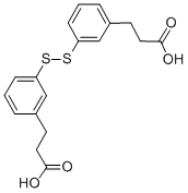 β,β’-二硫二(二氢桂皮酸) 结构式