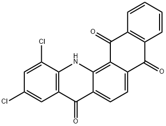 10,12-Dichloronaphth[2,3-c]acridine-5,8,14(13H)-trione 结构式