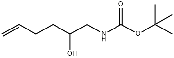 Carbamic acid, (2-hydroxy-5-hexenyl)-, 1,1-dimethylethyl ester (9CI) 结构式