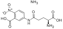 L-γ-谷氨酰基-3-羧基-4-硝基苯胺铵盐 结构式
