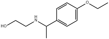 Ethanol, 2-[[1-(4-ethoxyphenyl)ethyl]amino]- (9CI) 结构式