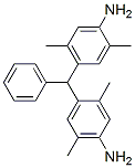 4-((4-amino-2,5-dimethylphenyl)(phenyl)methyl)-2,5-dimethylbenzenamine 结构式