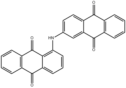 1-[(9,10-Dihydro-9,10-dioxoanthracen-2-yl)amino]-9,10-anthracenedione 结构式