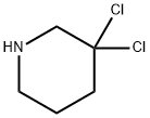 Piperidine, 3,3-dichloro- (9CI) 结构式