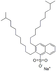 sodium diisododecylnaphthalenesulphonate 结构式