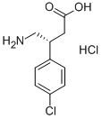 R(+)-巴氯芬盐酸盐 结构式