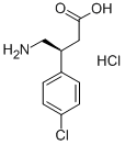 S(-)-BACLOFEN HCL 结构式