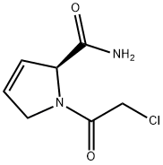 1H-Pyrrole-2-carboxamide, 1-(chloroacetyl)-2,5-dihydro-, (2S)- (9CI) 结构式