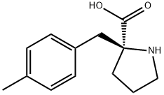 (S)-ALPHA-(4-METHYLBENZYL)-PROLINE-HCL 结构式