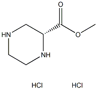 R)-(+)-哌嗪-2-羧酸甲酯双盐酸盐 结构式