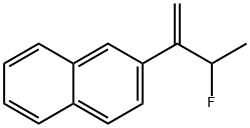 Naphthalene, 2-(2-fluoro-1-methylenepropyl)- (9CI) 结构式