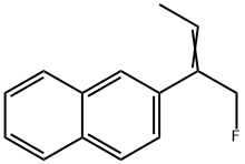 Naphthalene, 2-[1-(fluoromethyl)-1-propenyl]- (9CI) 结构式