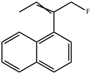 Naphthalene, 1-[1-(fluoromethyl)-1-propenyl]- (9CI) 结构式