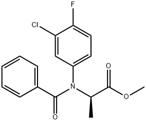 麦草伏-M-甲酯 结构式