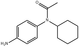 p-amino-N-cyclohexylacetanilide 结构式