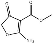 3-Furancarboxylic acid, 2-amino-4,5-dihydro-4-oxo-, methyl ester (9CI) 结构式