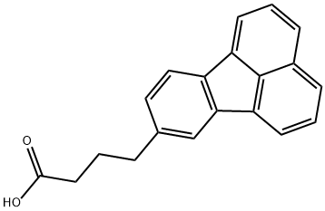 8-Fluoranthenebutanoic acid 结构式
