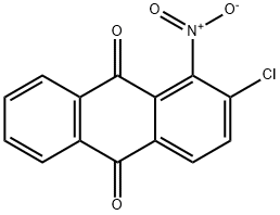 1-Nitro-2-chloroanthraquinone 结构式