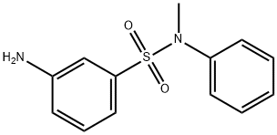 3-氨基-N-甲基-N-苯基苯-1-磺酰胺 结构式