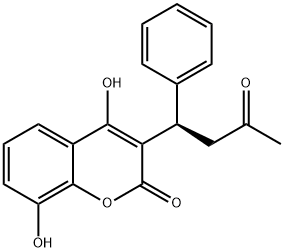 (R)-8-羟基华法林 结构式